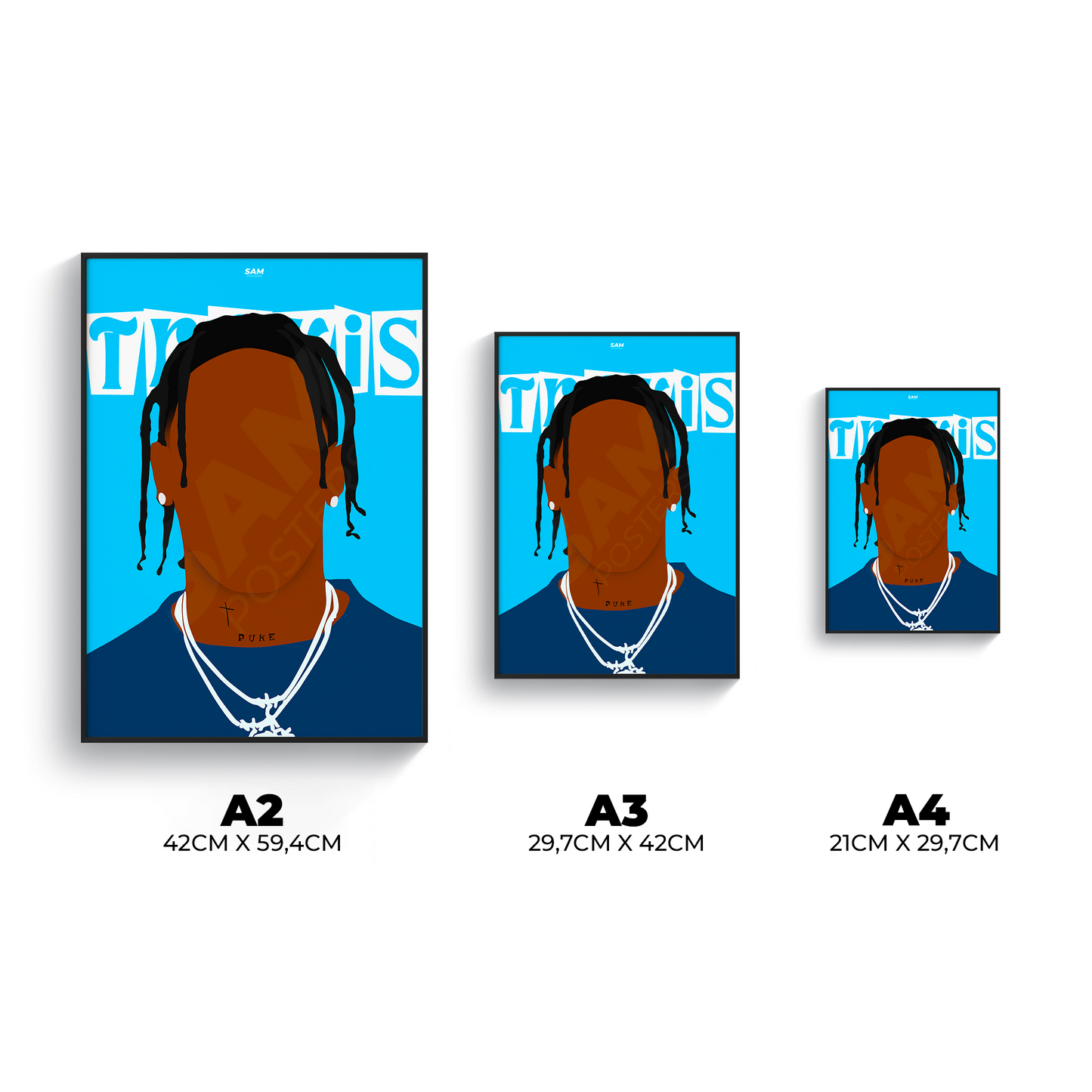 Travis Scott Minimaliste Poster