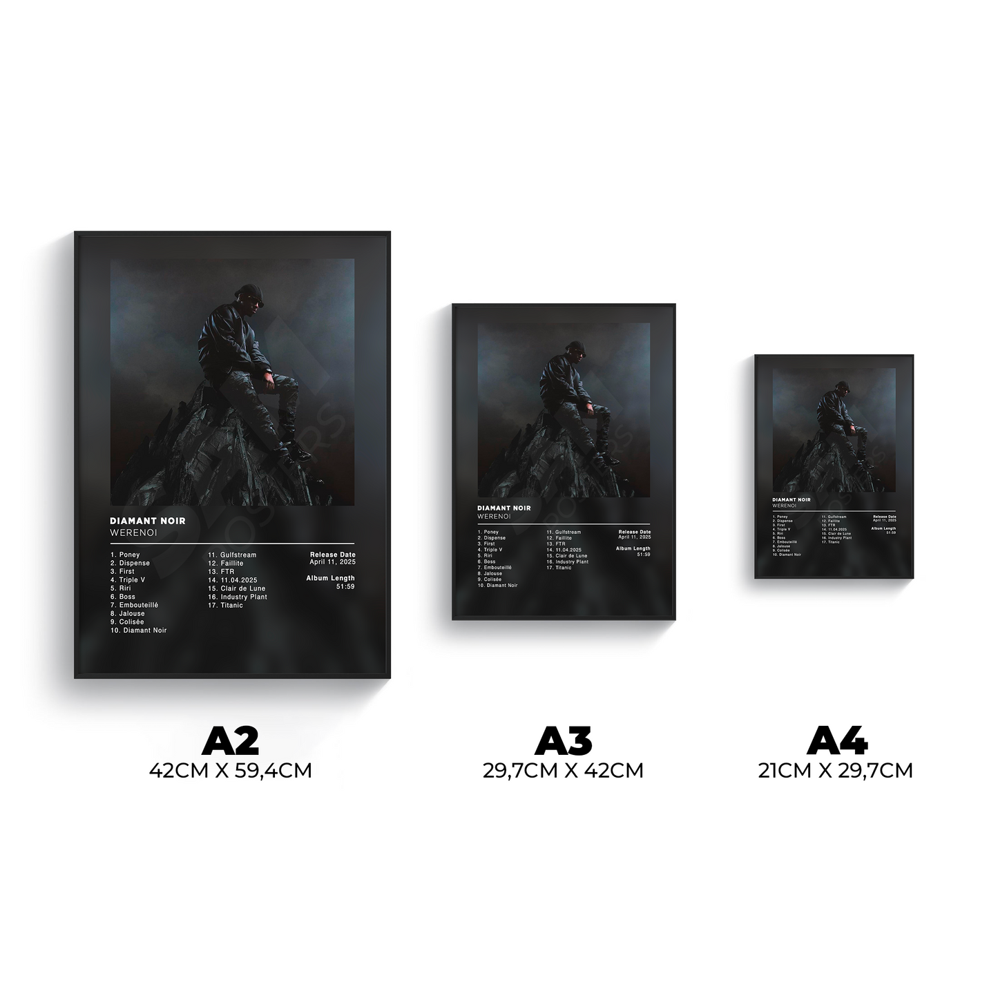 Diamant Noir Werenoi Poster