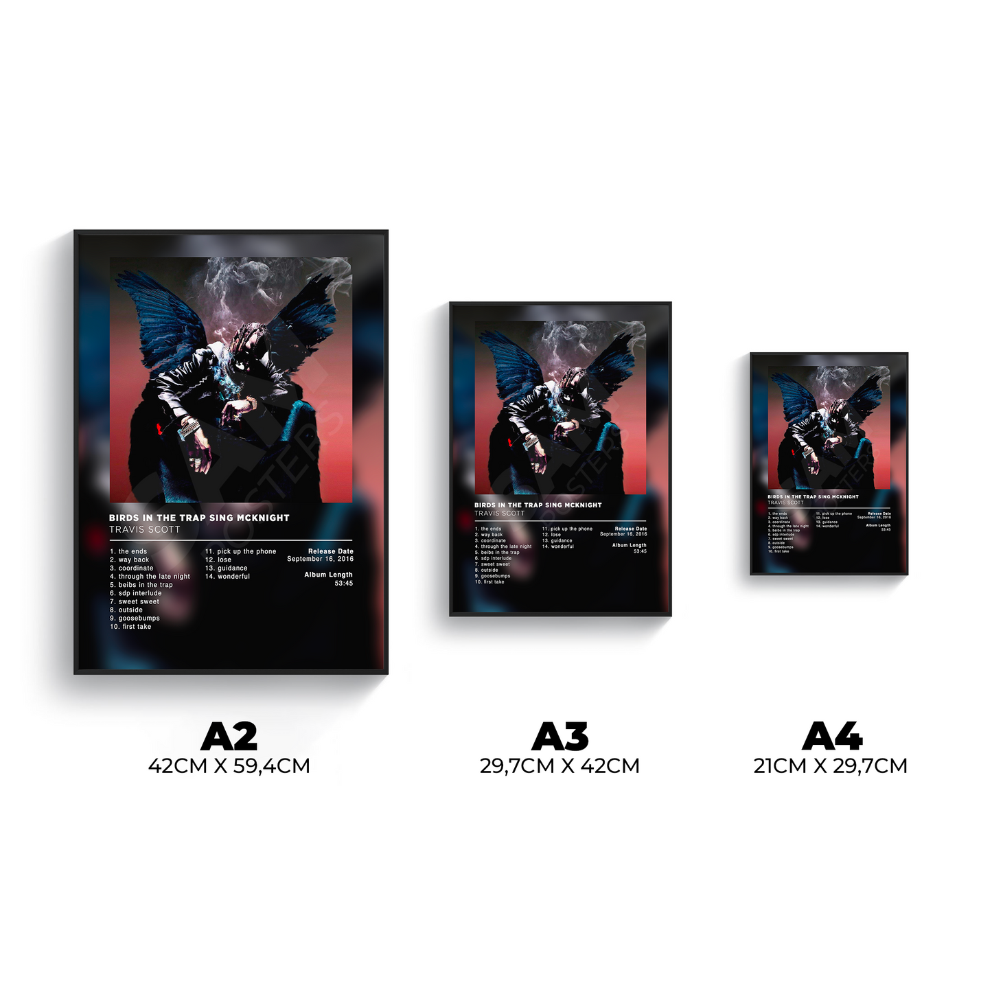 Birds In The Trap Sing McKnight Travis Scott Poster