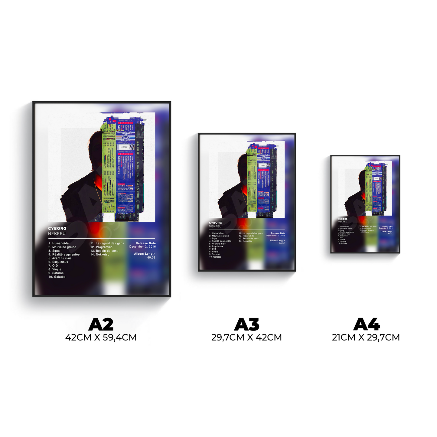 Cyborg Nekfeu Poster