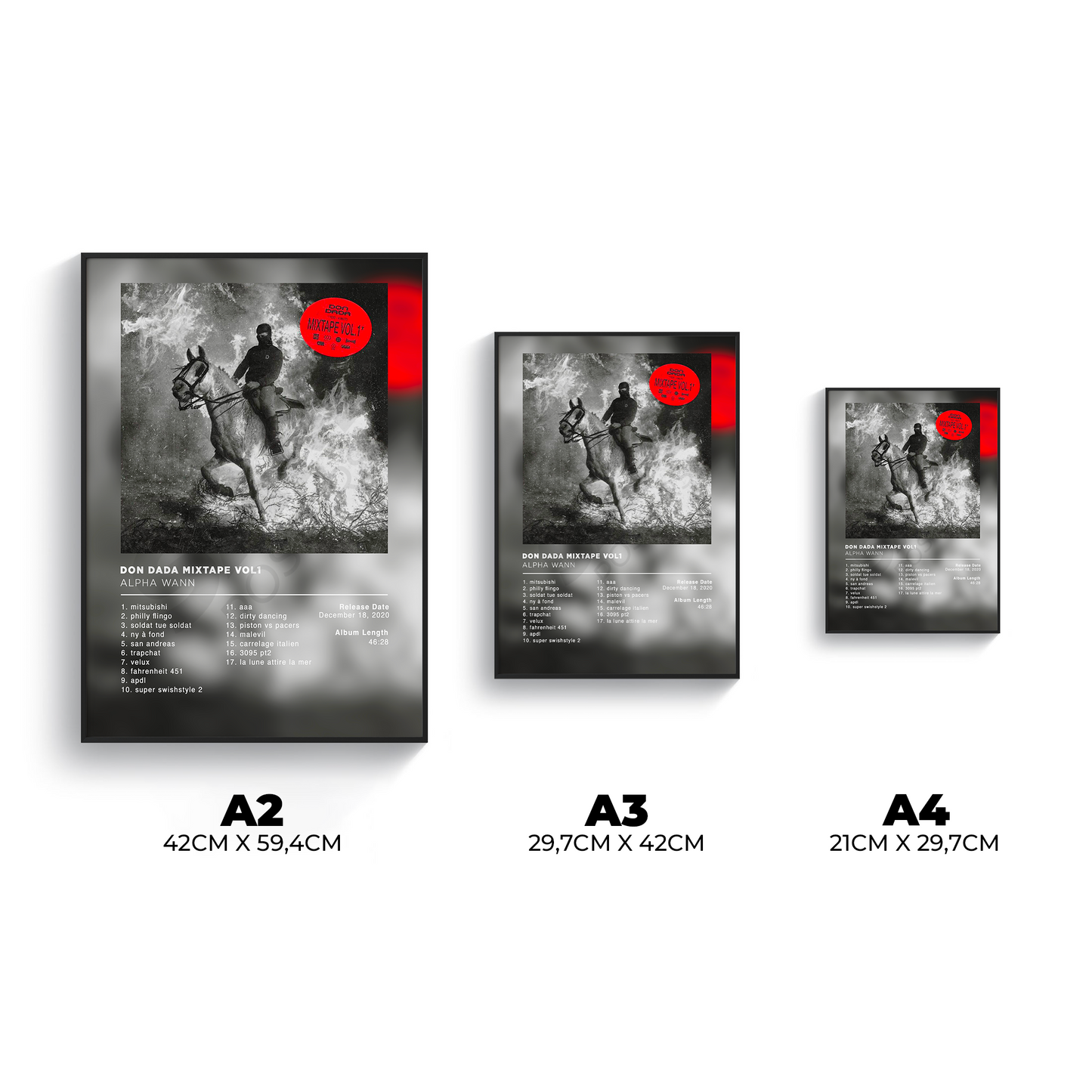 Don Dada Mixtape Vol 1 Alpha Wann Poster