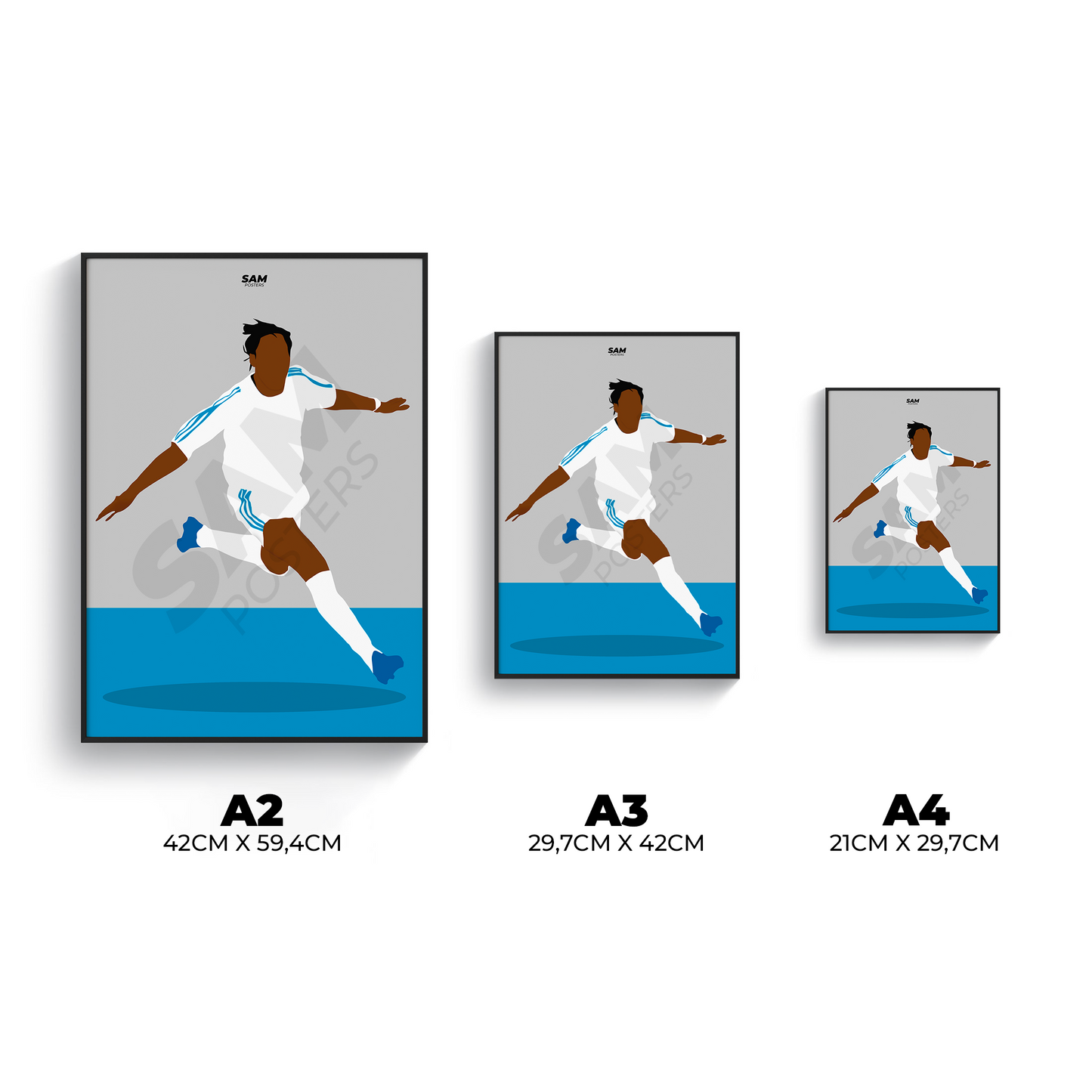 Didier Drogba Olympique de Marseille Poster