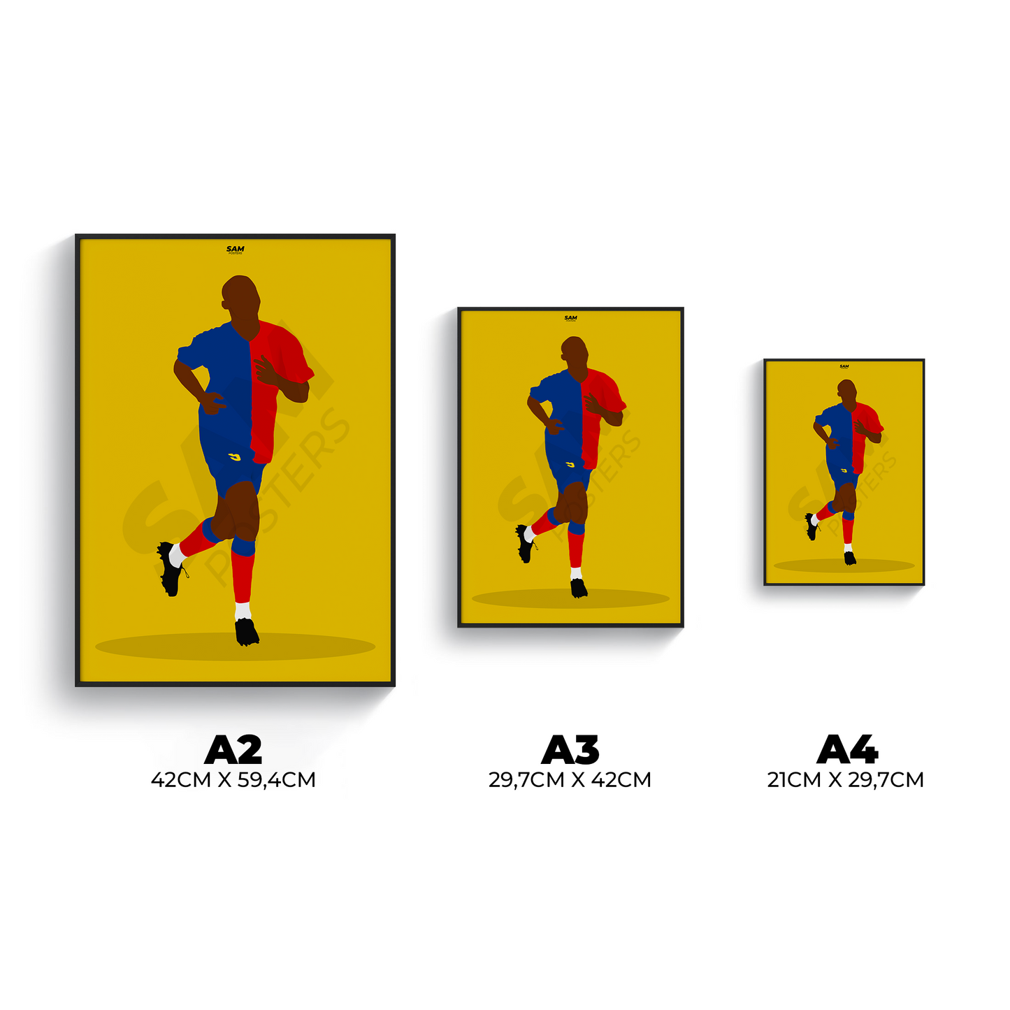 Samuel Eto'o FC Barcelona Poster