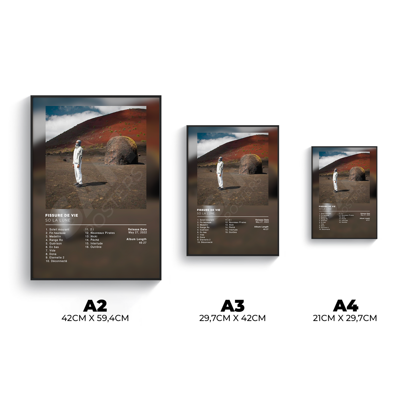 Fissure de vie So La Lune Poster