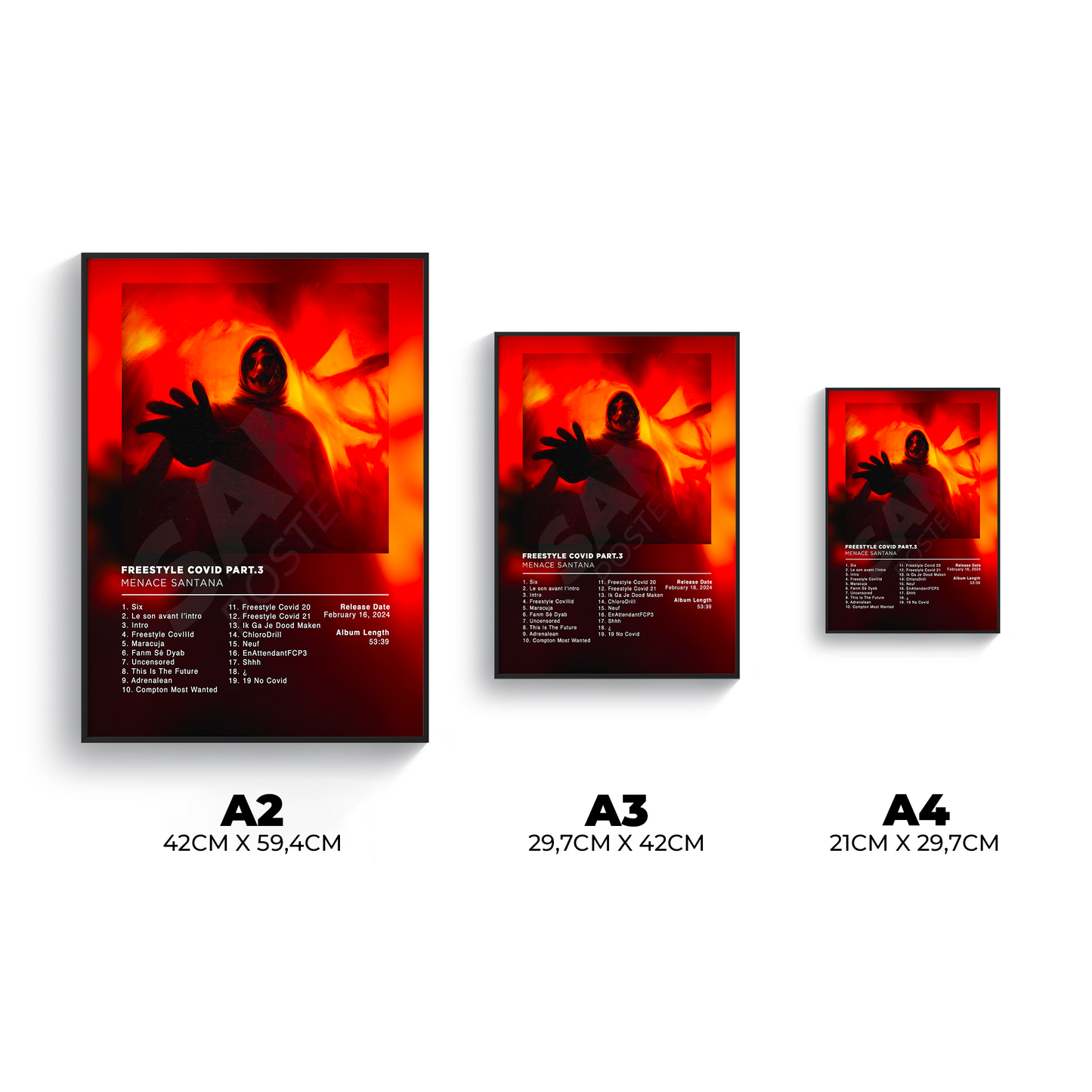 Freestyle Covid Part.3 Menace Santana Poster