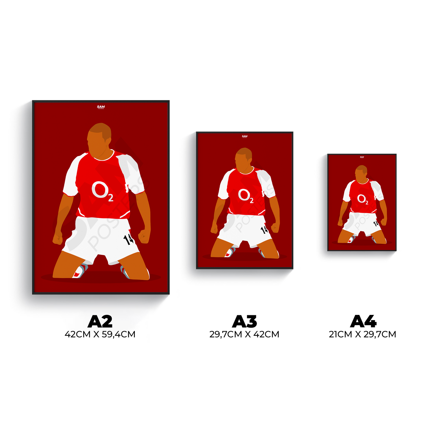 Thierry Henry Arsenal Poster