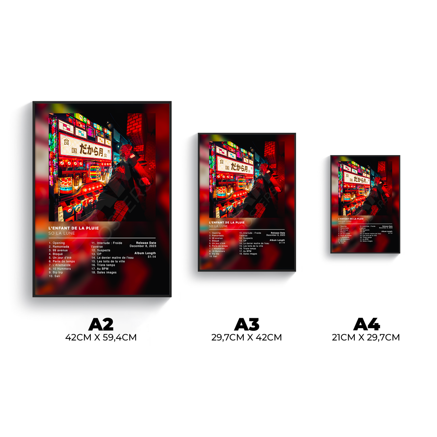 L'enfant de la pluie So La Lune Poster