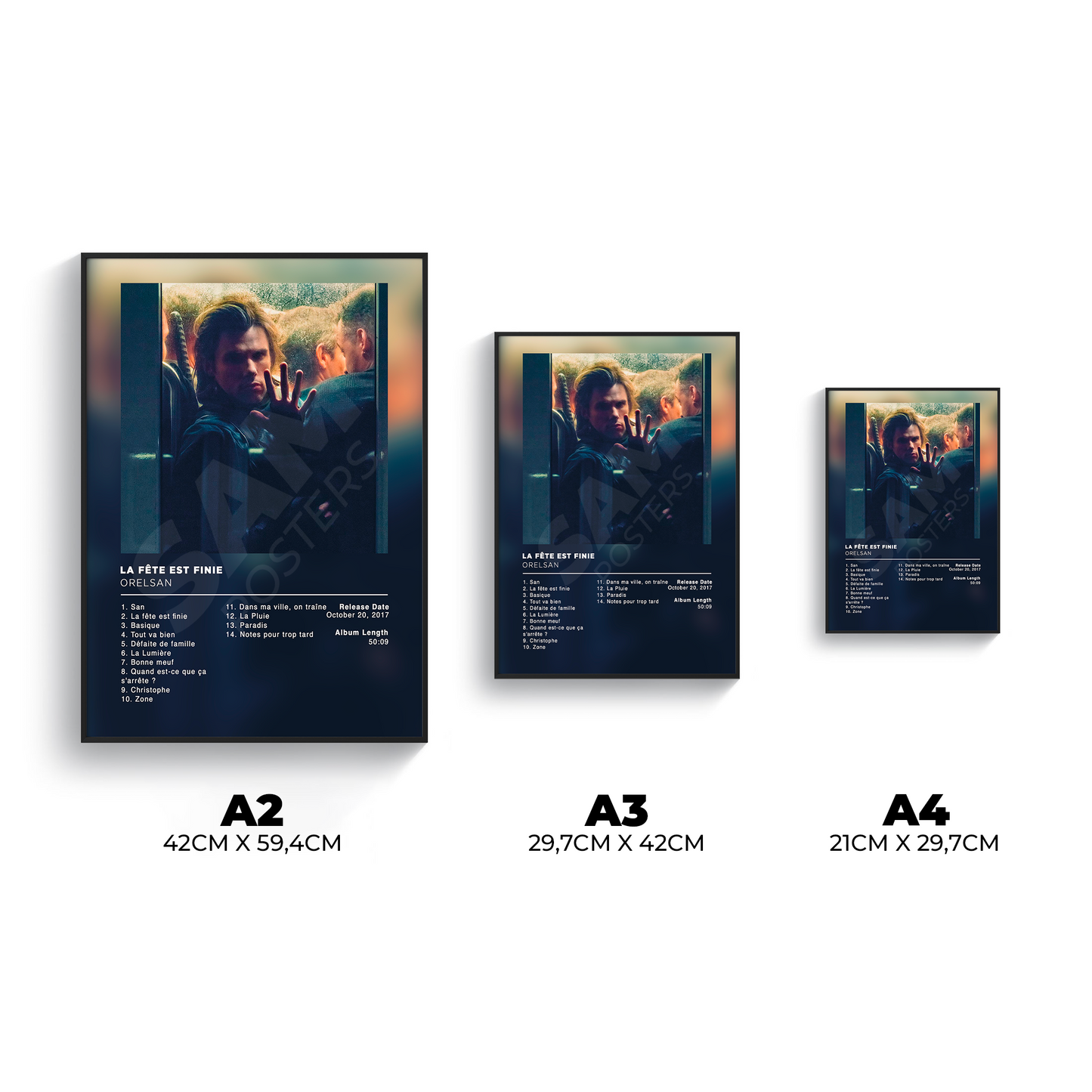 La fête est finie Orelsan Poster