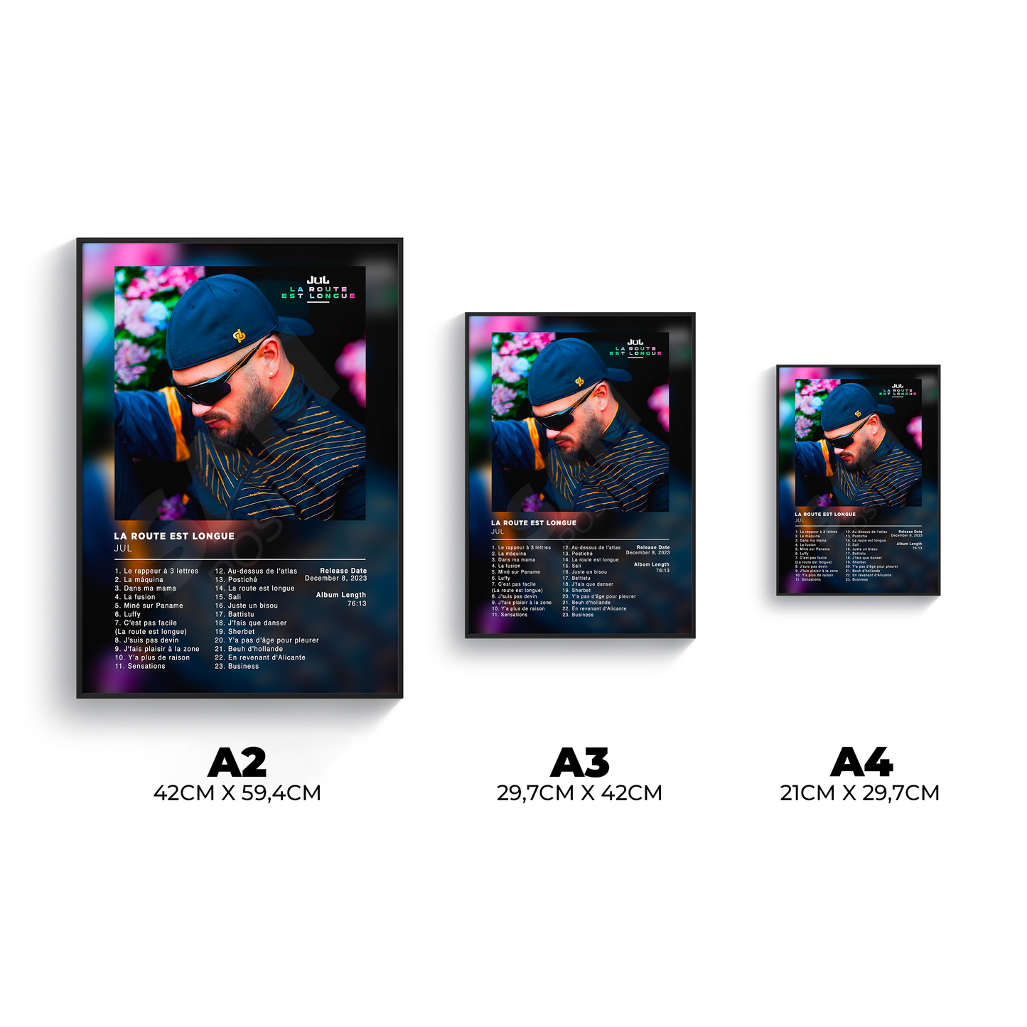 La route est longue Jul Poster