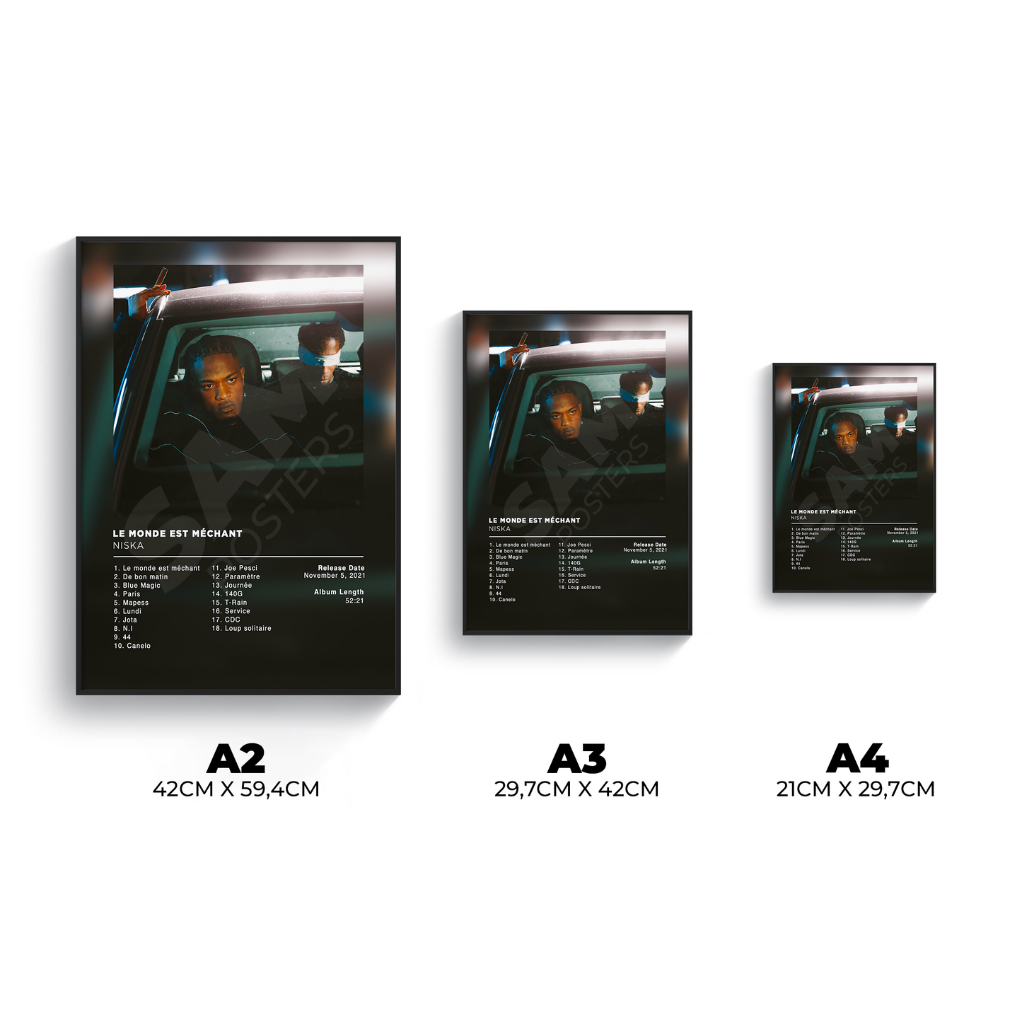 Le monde est méchant Niska Poster