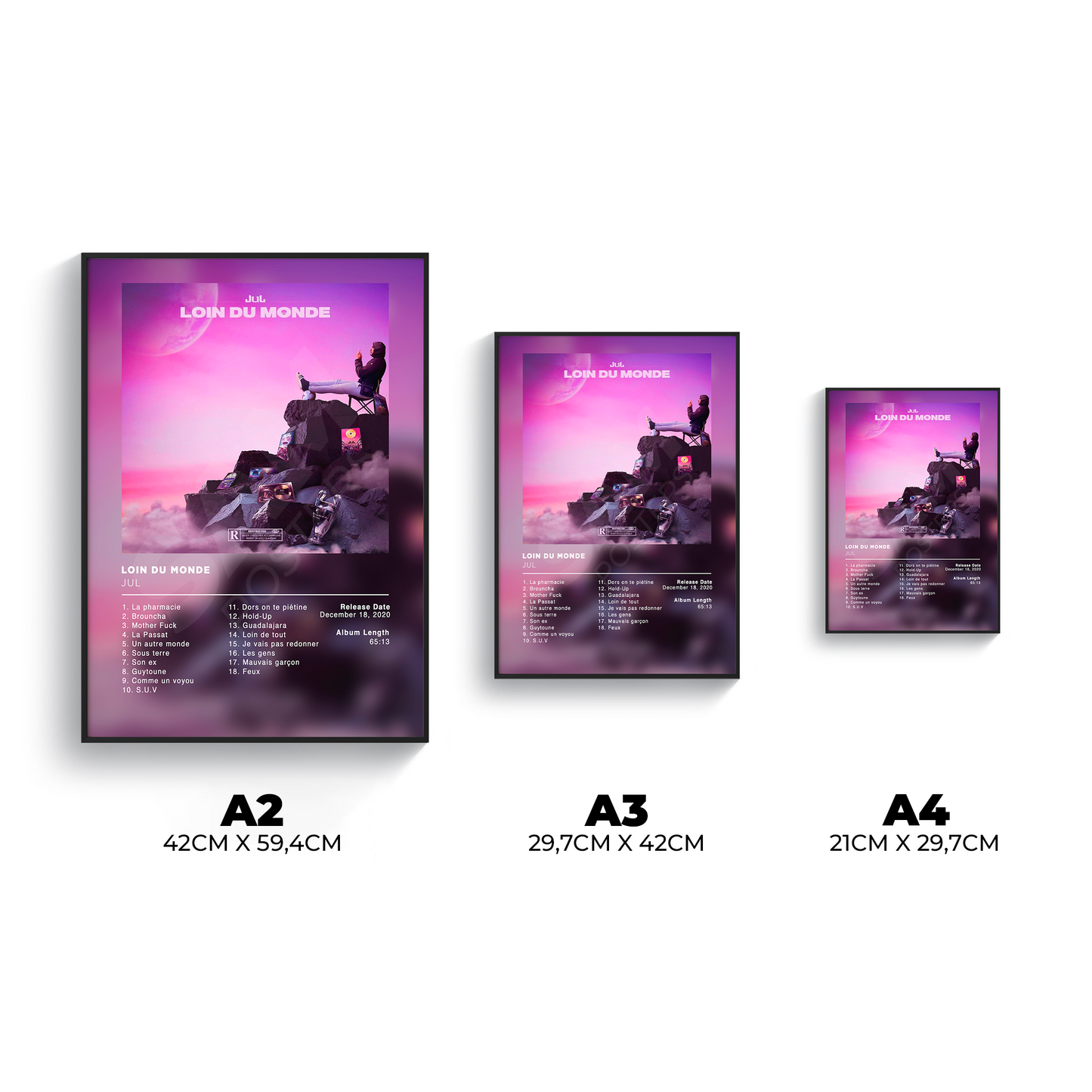 Loin du monde JuL Poster