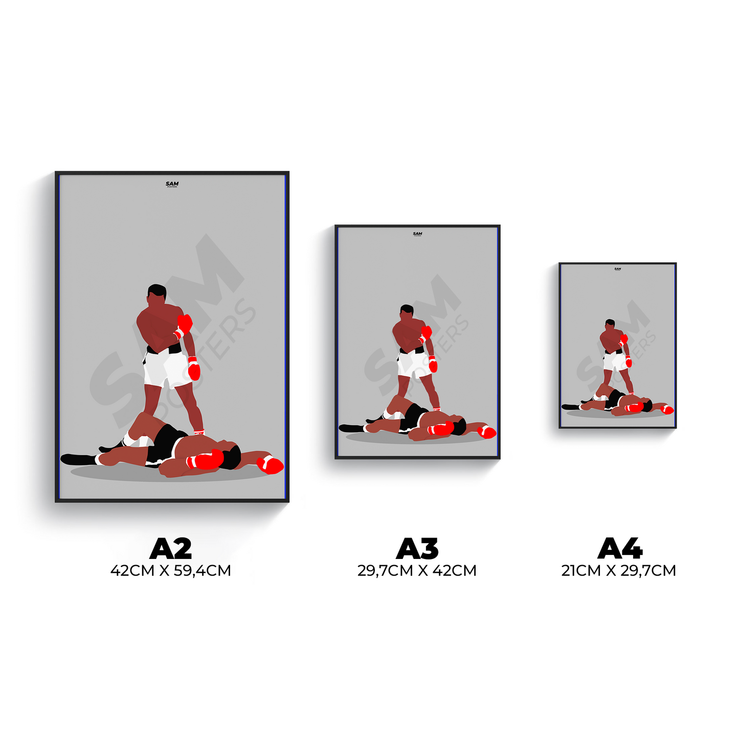 Muhammad Ali VS Sonny Liston Poster