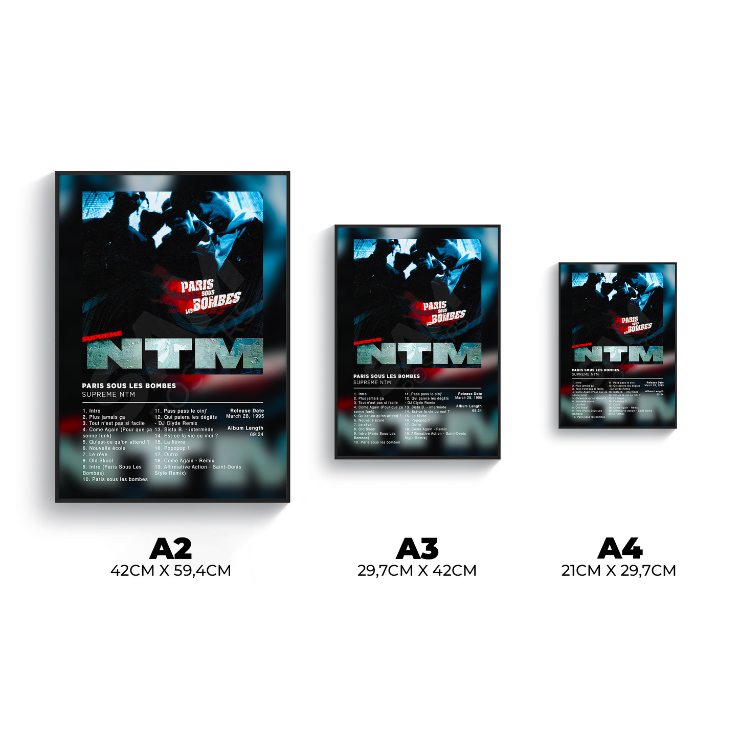 Paris sous les bombes NTM Poster