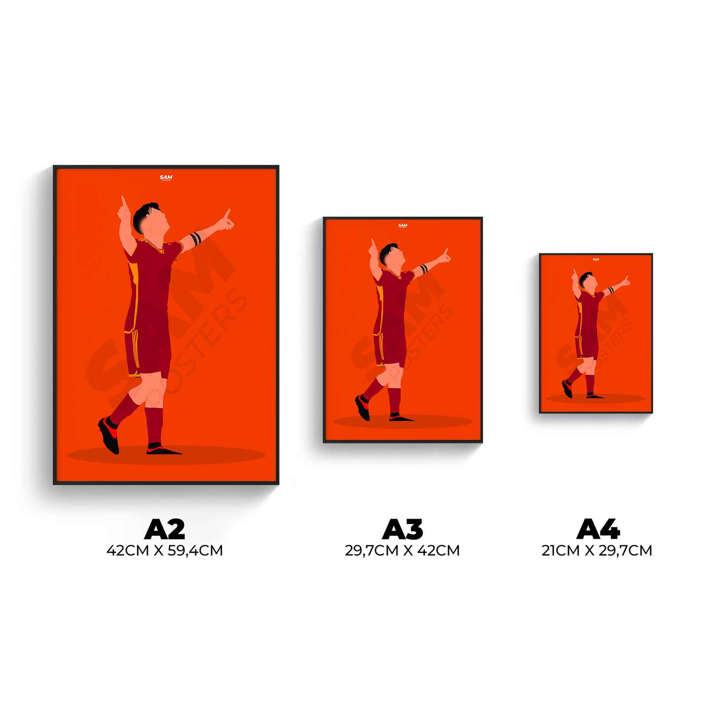 Paulo Dybala AS Rome Poster