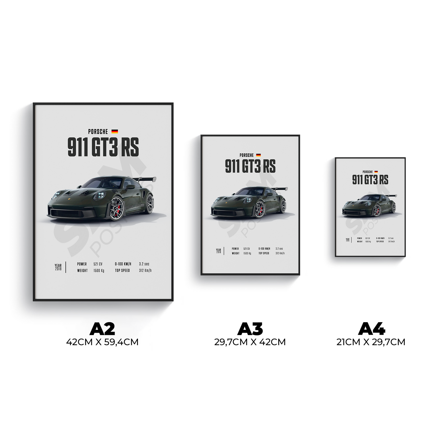 Porsche 911 GT3 RS Poster