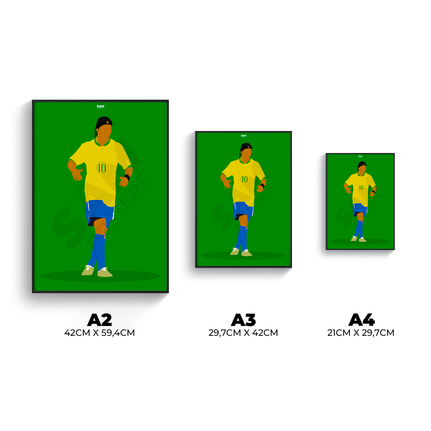 Ronaldinho Brésil Poster