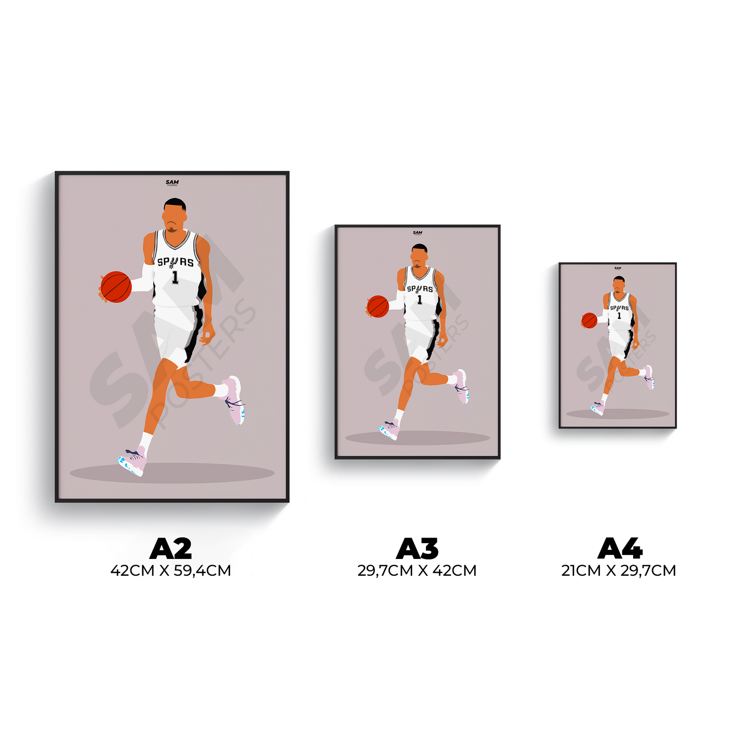 Victor Wembanyama Spurs Poster