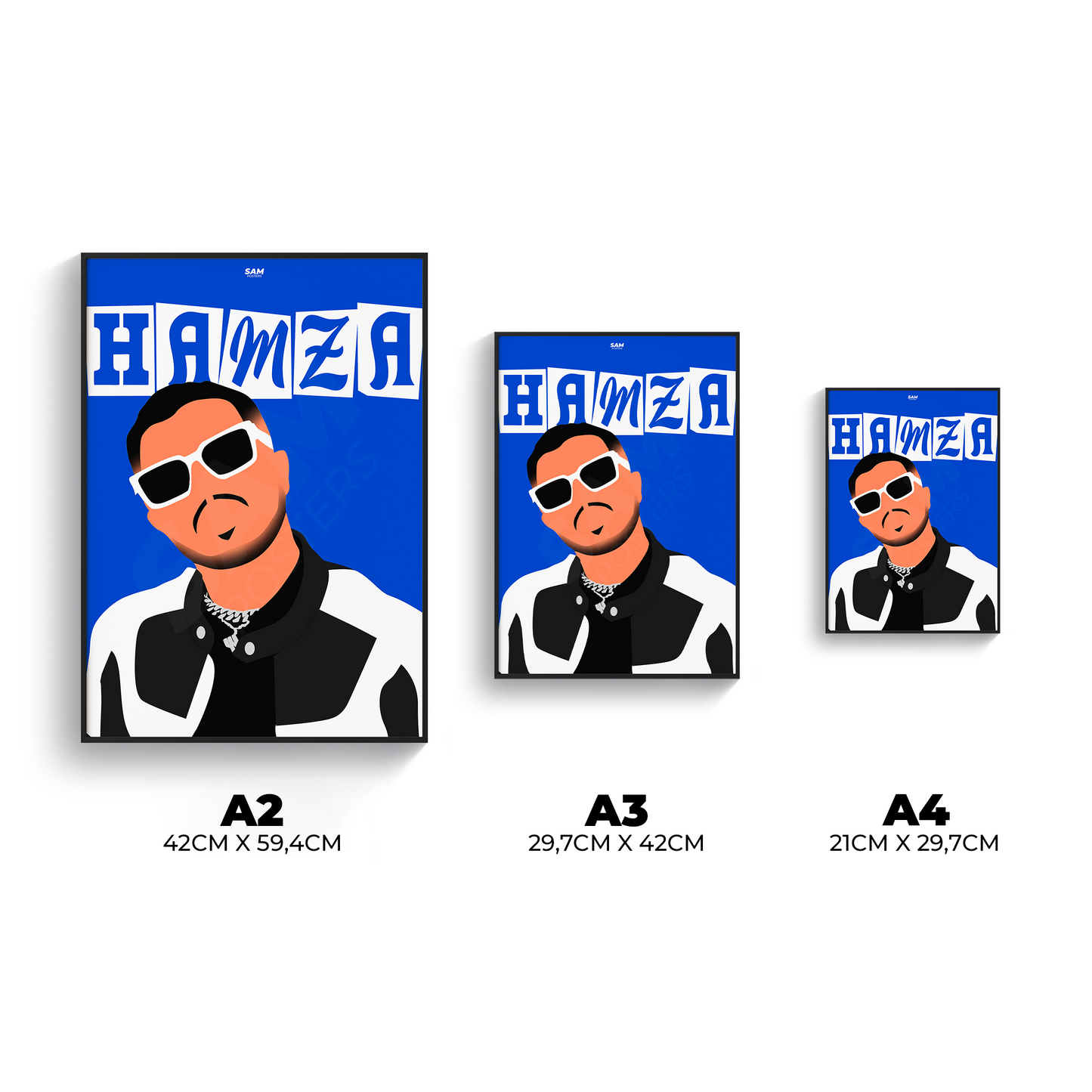 Hamza Minimaliste Poster