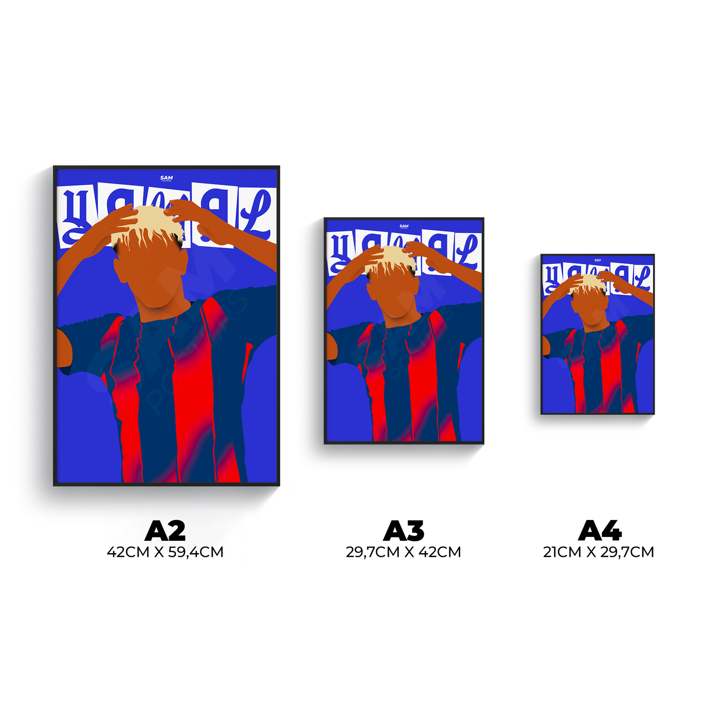 Lamine Yamal FC Barcelone Poster