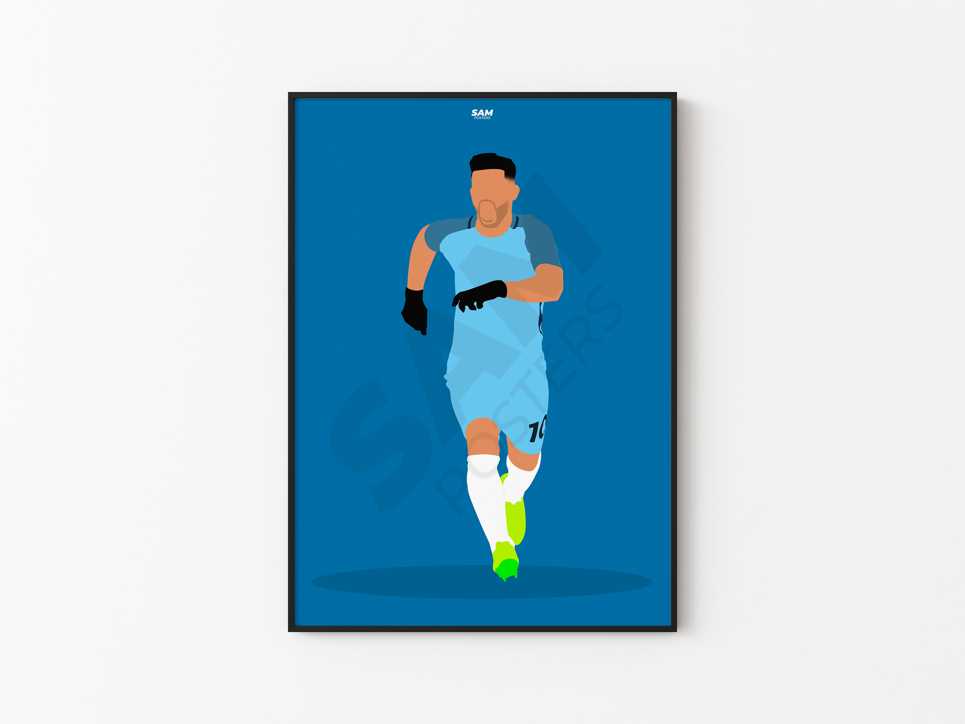 Sergio Aguero Manchester City Poster