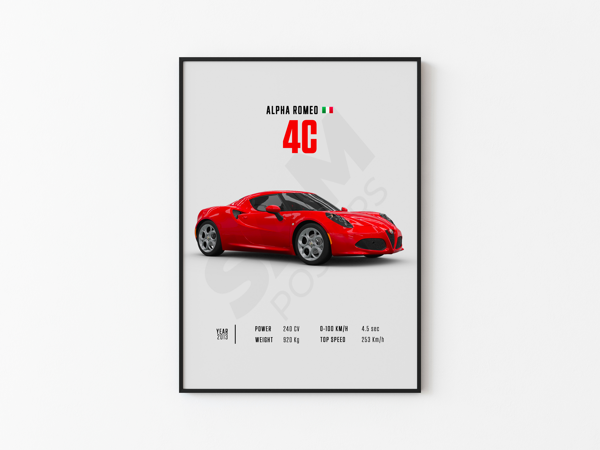 Alpha Romeo 4C Poster