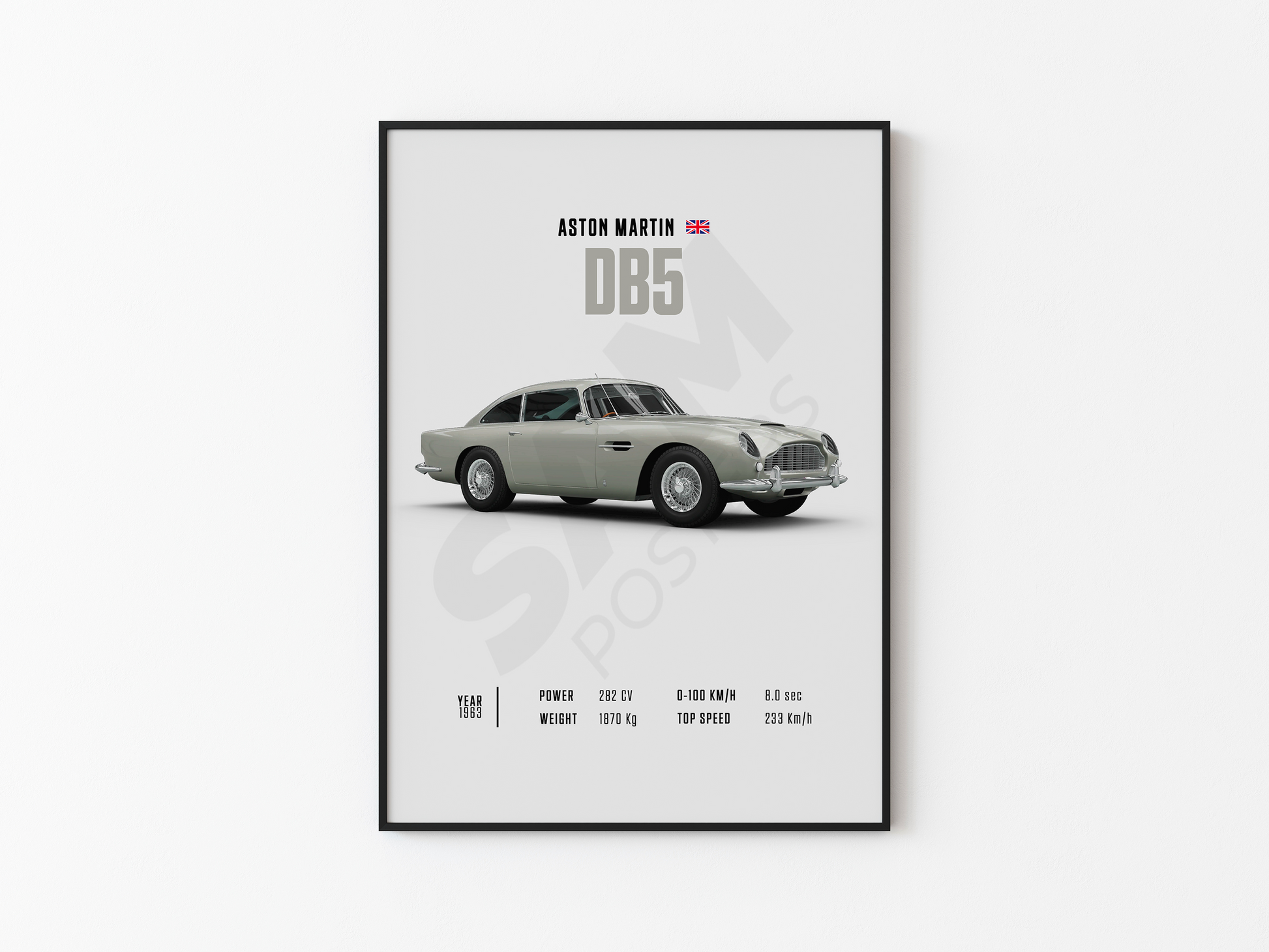 Aston Martin DB5 Poster