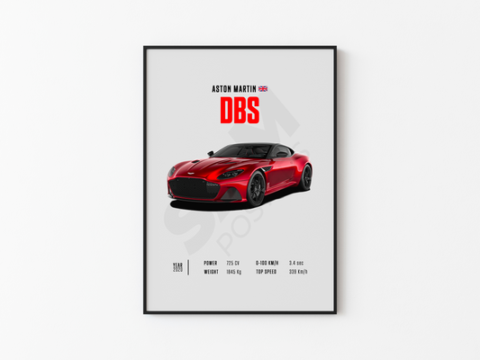Aston Martin DBS Poster