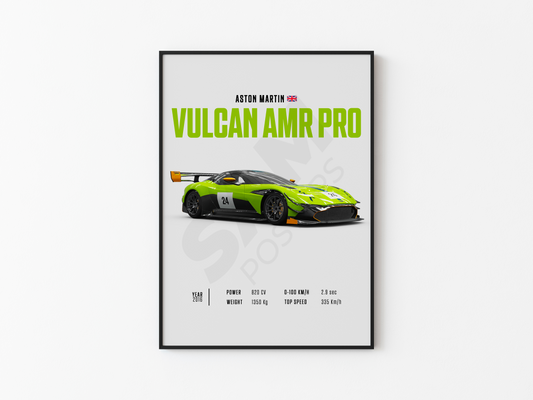 Aston Martin Vulcan AMR Pro Poster
