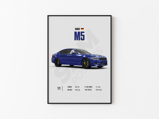 BMW M5 Poster