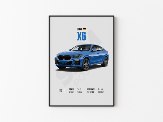 BMW X6 Poster