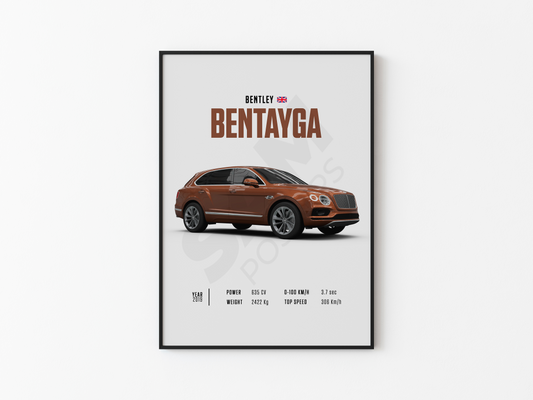 Bentley Bentayga Poster