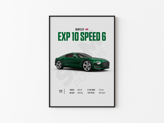Bentley Exp 10 Speed 6 Poster