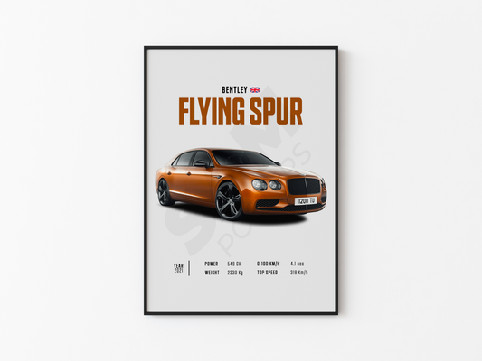 Bentley Flying Spur Poster