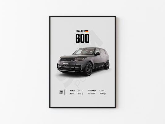 Brabus 600 Poster