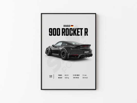Brabus 900 Rocket R Poster