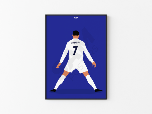 Cristiano Ronaldo Real Madrid Poster
