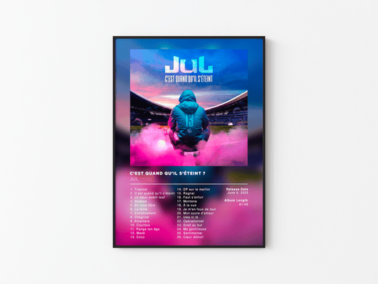 C'est quand qu'il s'éteint Jul Poster
