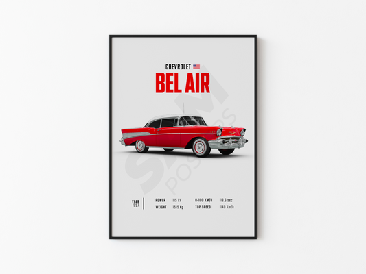 Chevrolet Bel Air Poster