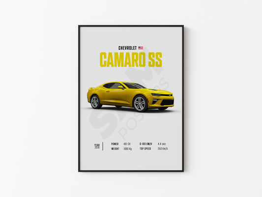 Chevrolet Camaro SS Poster