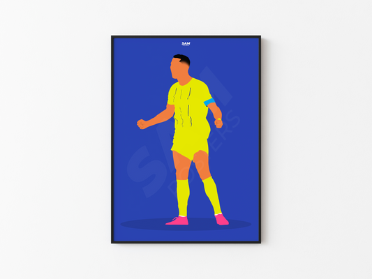 Cristiano Ronaldo Al Nassr Poster