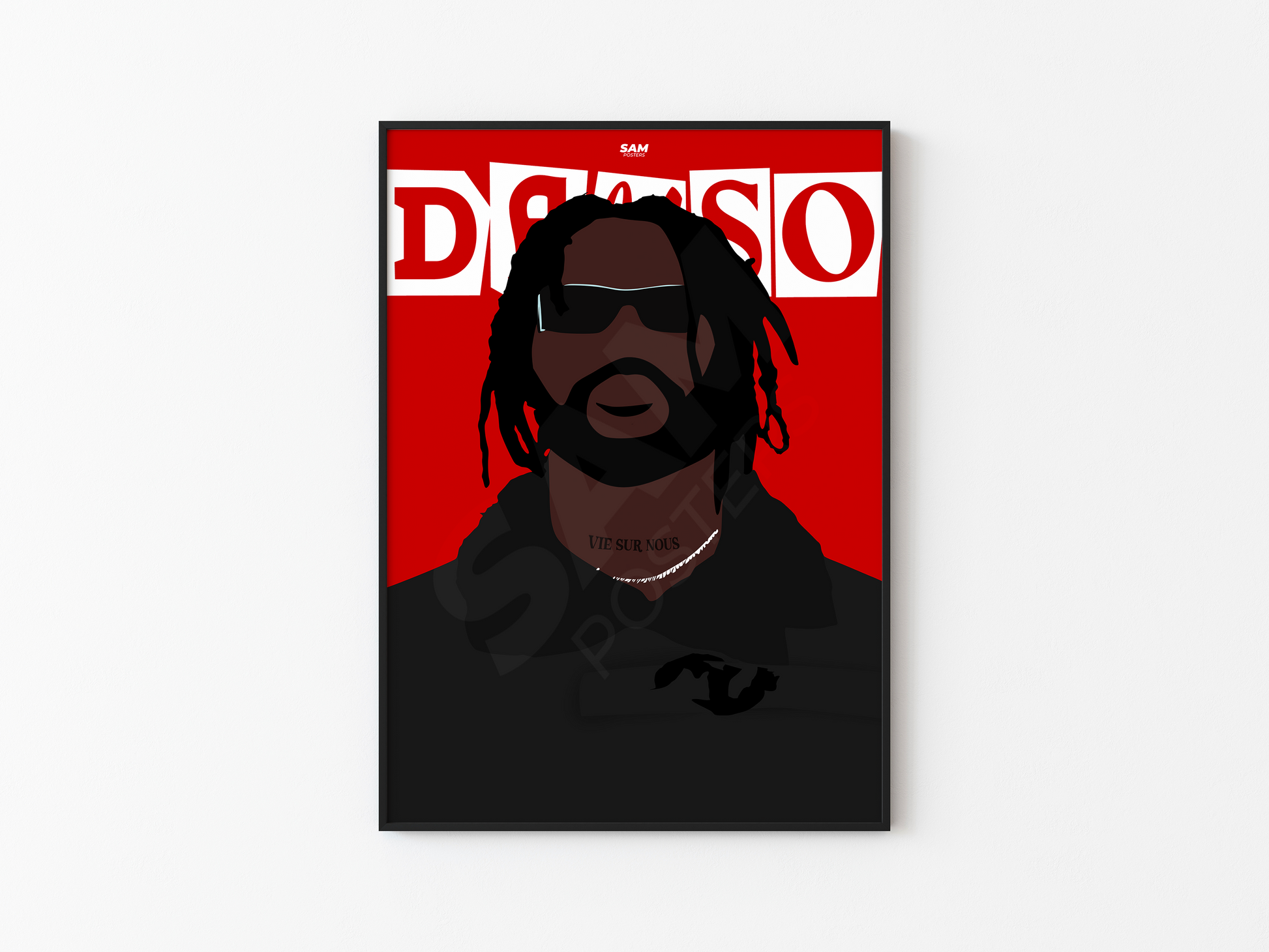 Damso Minimaliste Poster