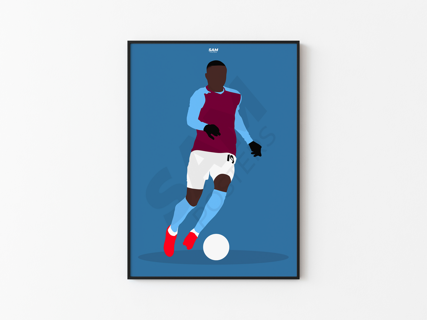 Moussa Diaby Aston Villa Poster