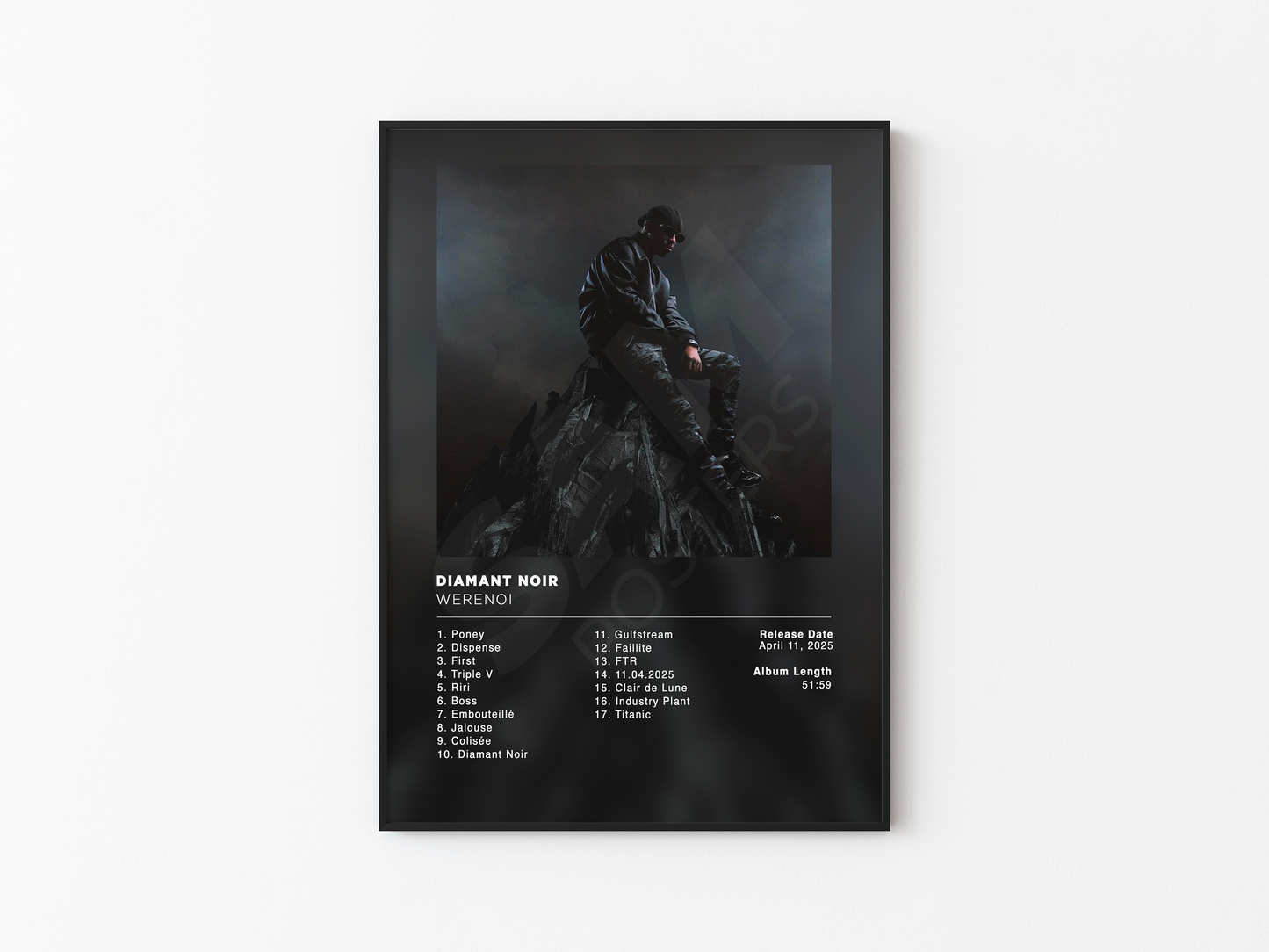 Diamant Noir Werenoi Poster