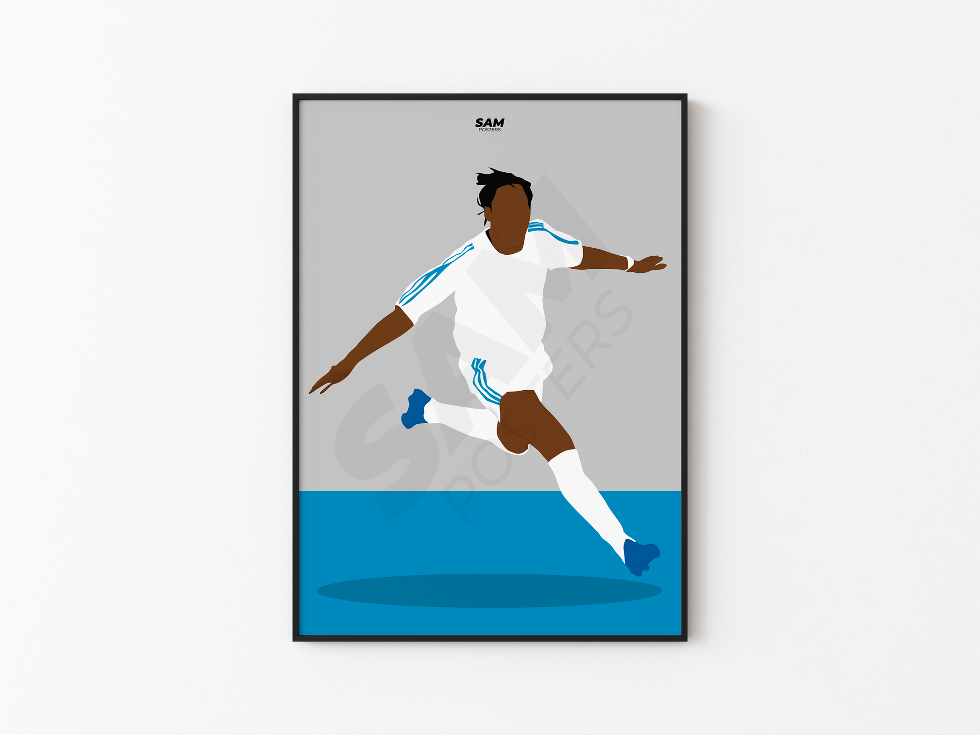Didier Drogba Olympique de Marseille Poster