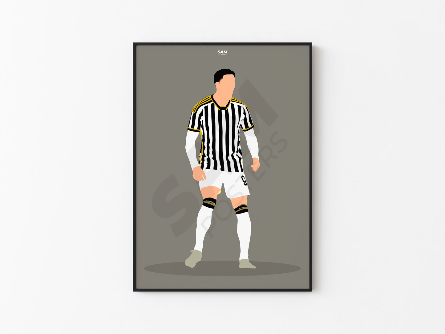 Dusan Vlahovic Juventus Poster