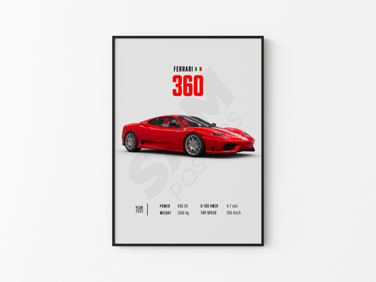 Ferrari 360 Poster