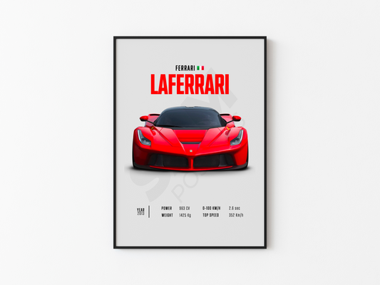 Ferrari Laferarri Poster