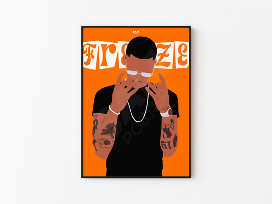 Freeze Corleone Minimaliste Poster