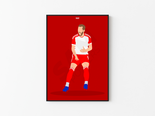 Harry Kane Bayern Poster