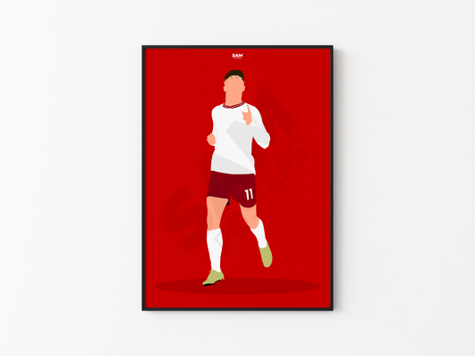 Rasmus Hojlund Manchester United Poster